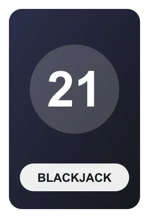 Kafelek blackjacka w NNV Kasyno